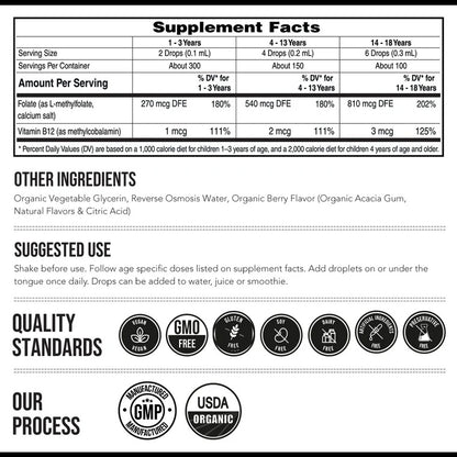 Pyrella - Kids Methylfolate Plus B12 Cofactor