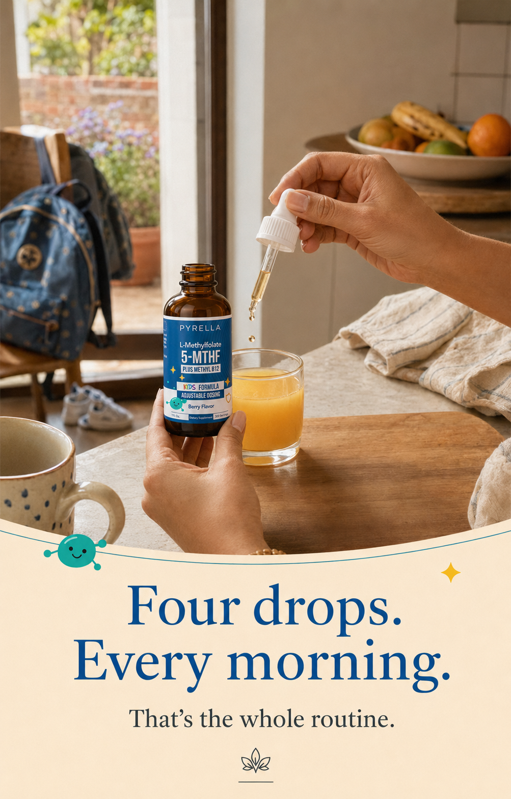 Four-drop morning routine